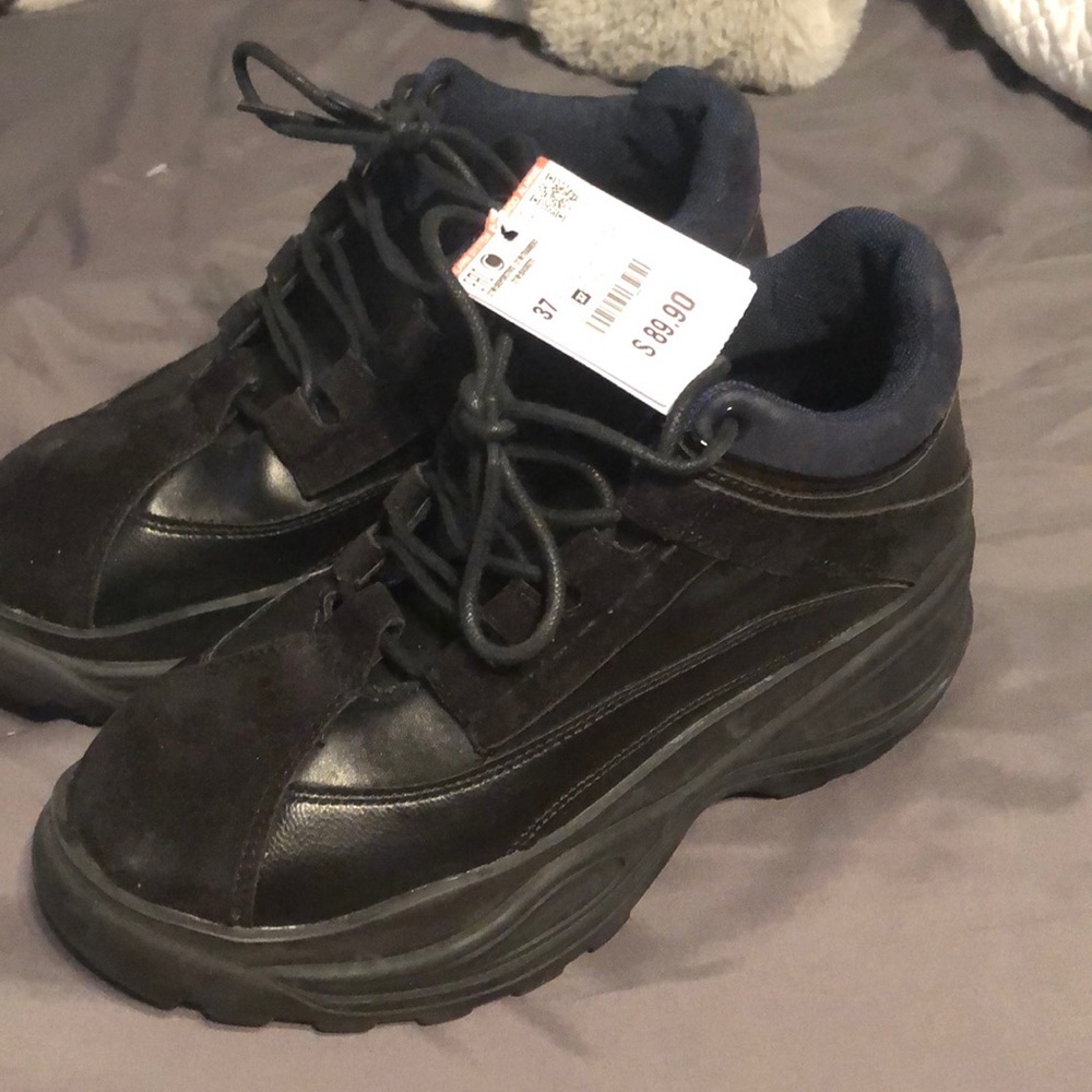 Zara platform sneakers size 7 NWT